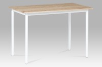 Jídelní stůl 110x70, dub San Remo / bílý lak  GDT-222 SRE